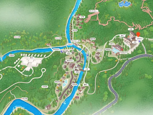 泸西结合景区手绘地图智慧导览和720全景技术，可以让景区更加“动”起来，为游客提供更加身临其境的导览体验。